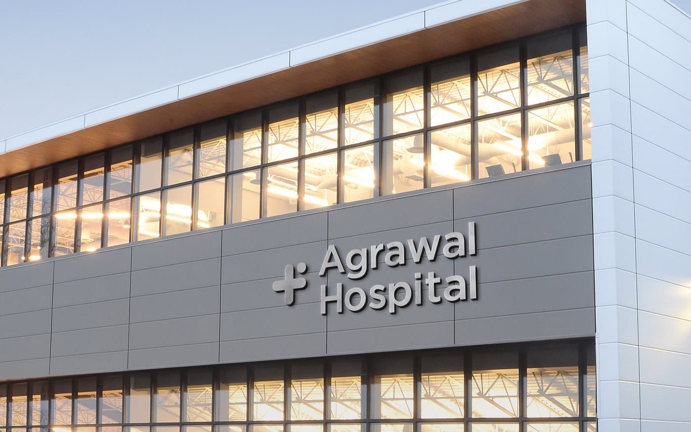 Environmental signage and wayfinding mockups