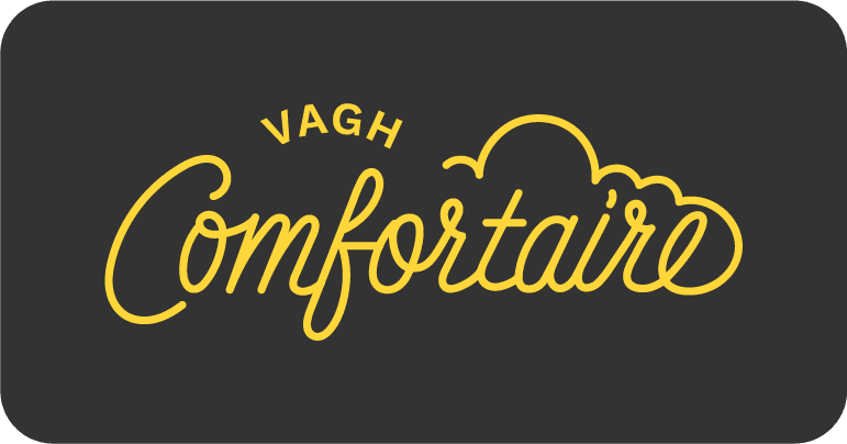 Alternate colorway — Cyber Yellow script on dark charcoal background for premium applications