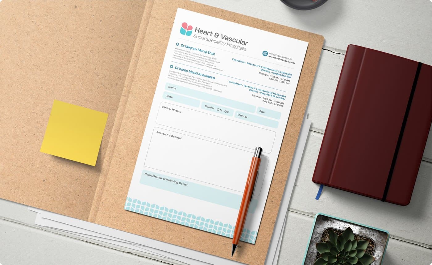 Prescription and referral pad