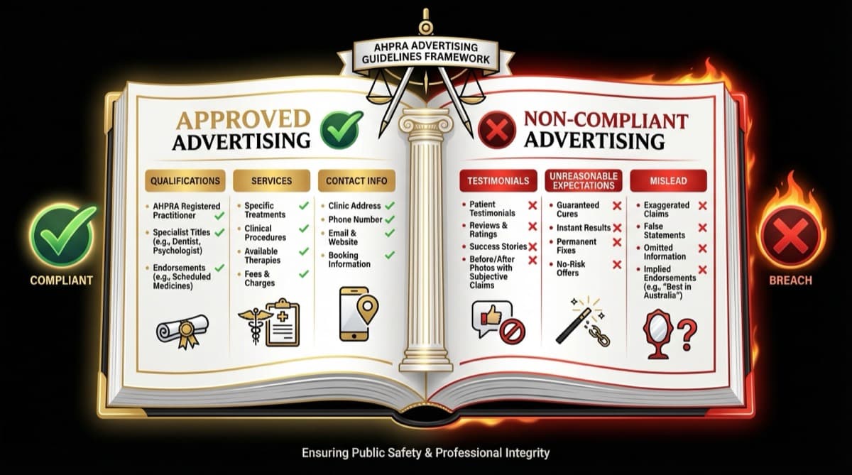 AHPRA Advertising Guidelines for Medical Practices: What You Can and Cannot Advertise in 2026