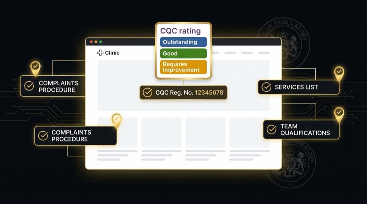 CQC Compliant Website Design for Clinics: What You Must Include in 2026