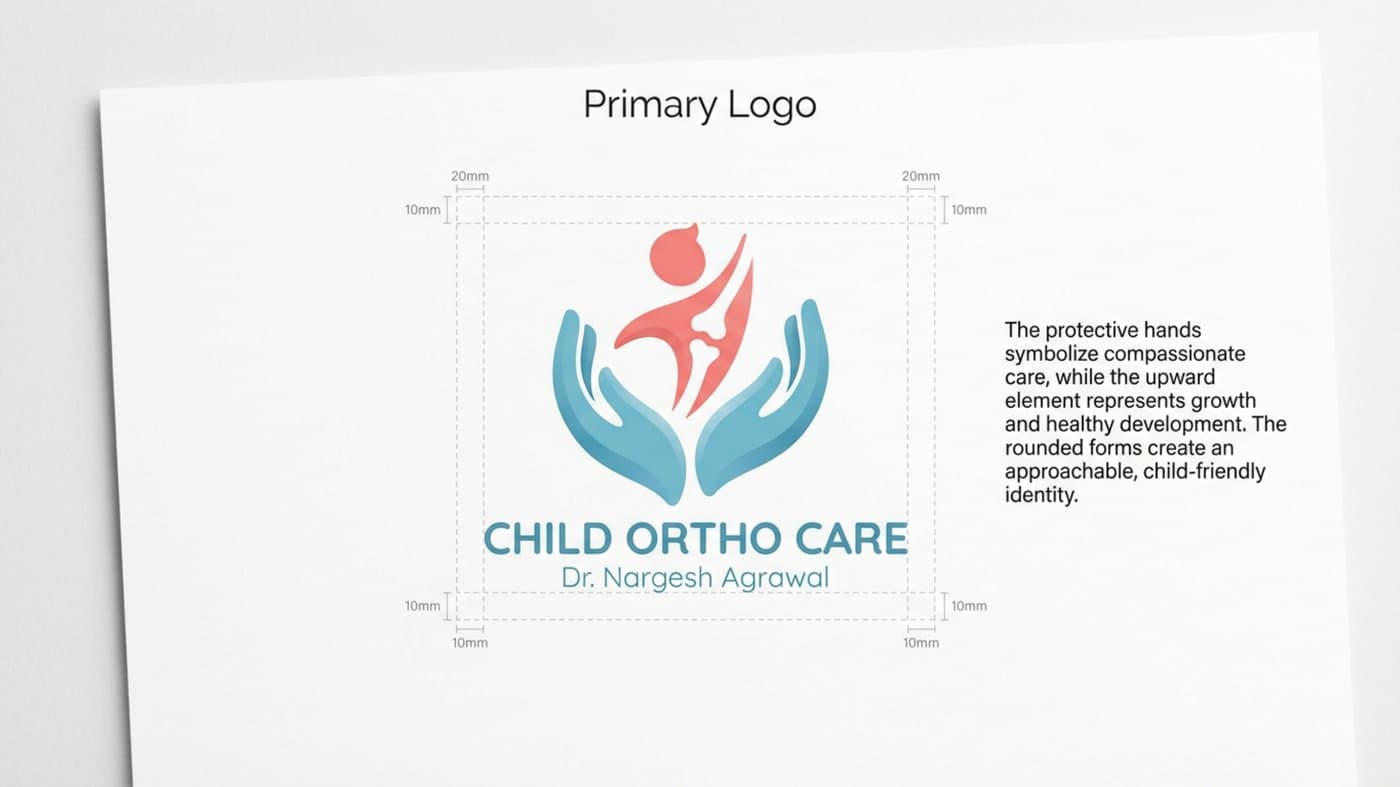 Primary logo — protective hands cradling a child