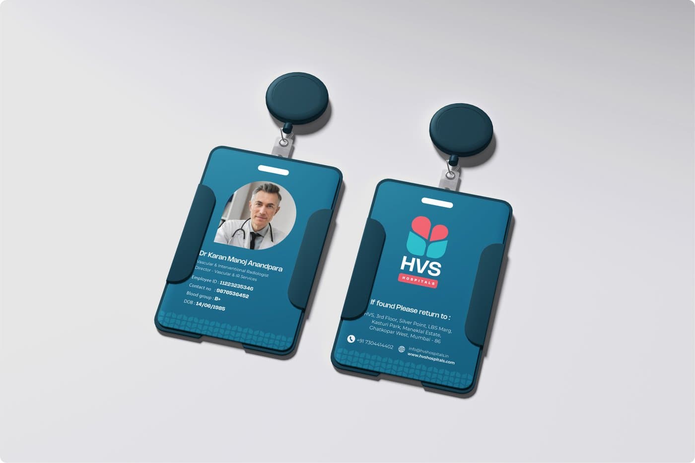 Staff identification card design