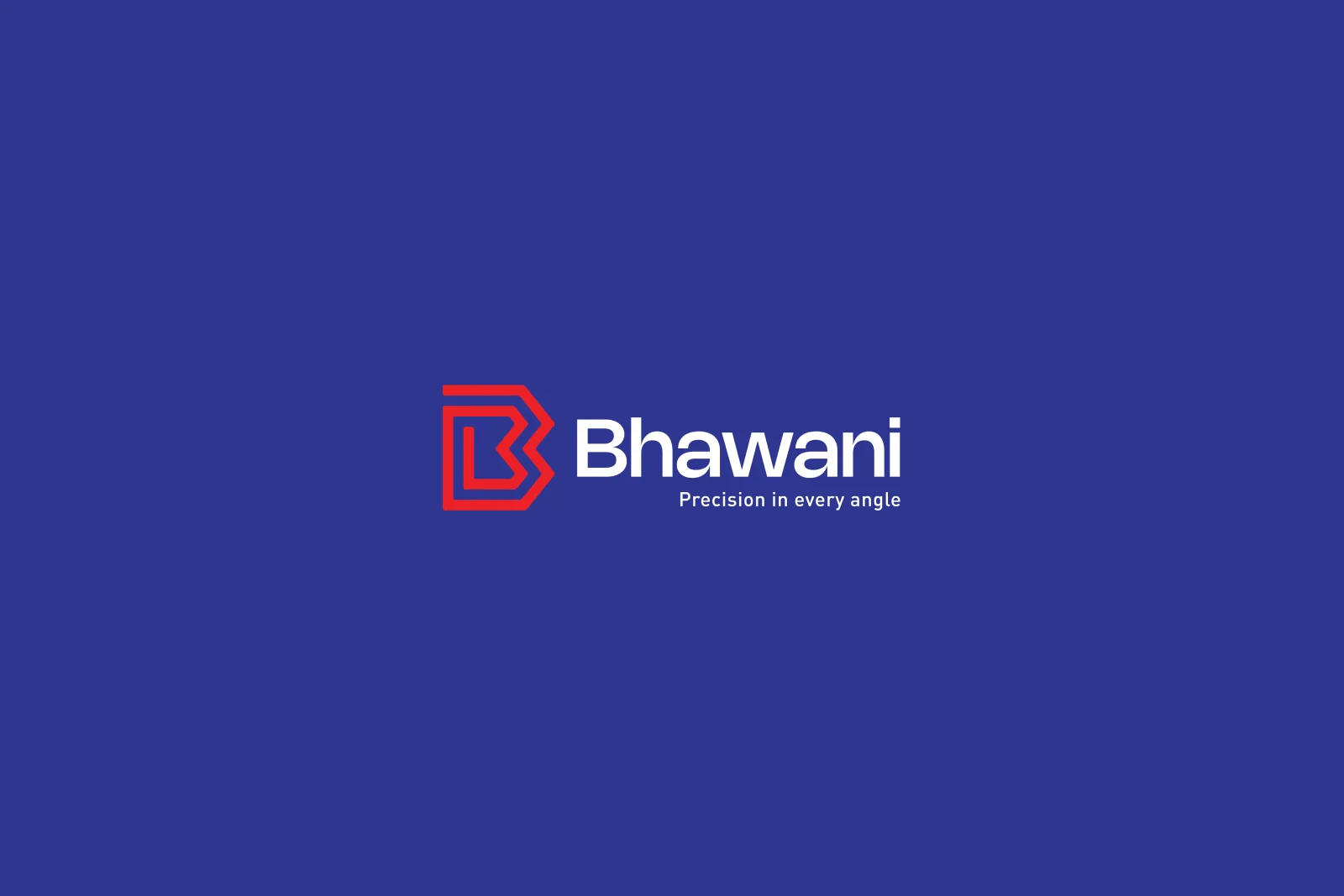 Bhawani Moulders logo on the brand blue