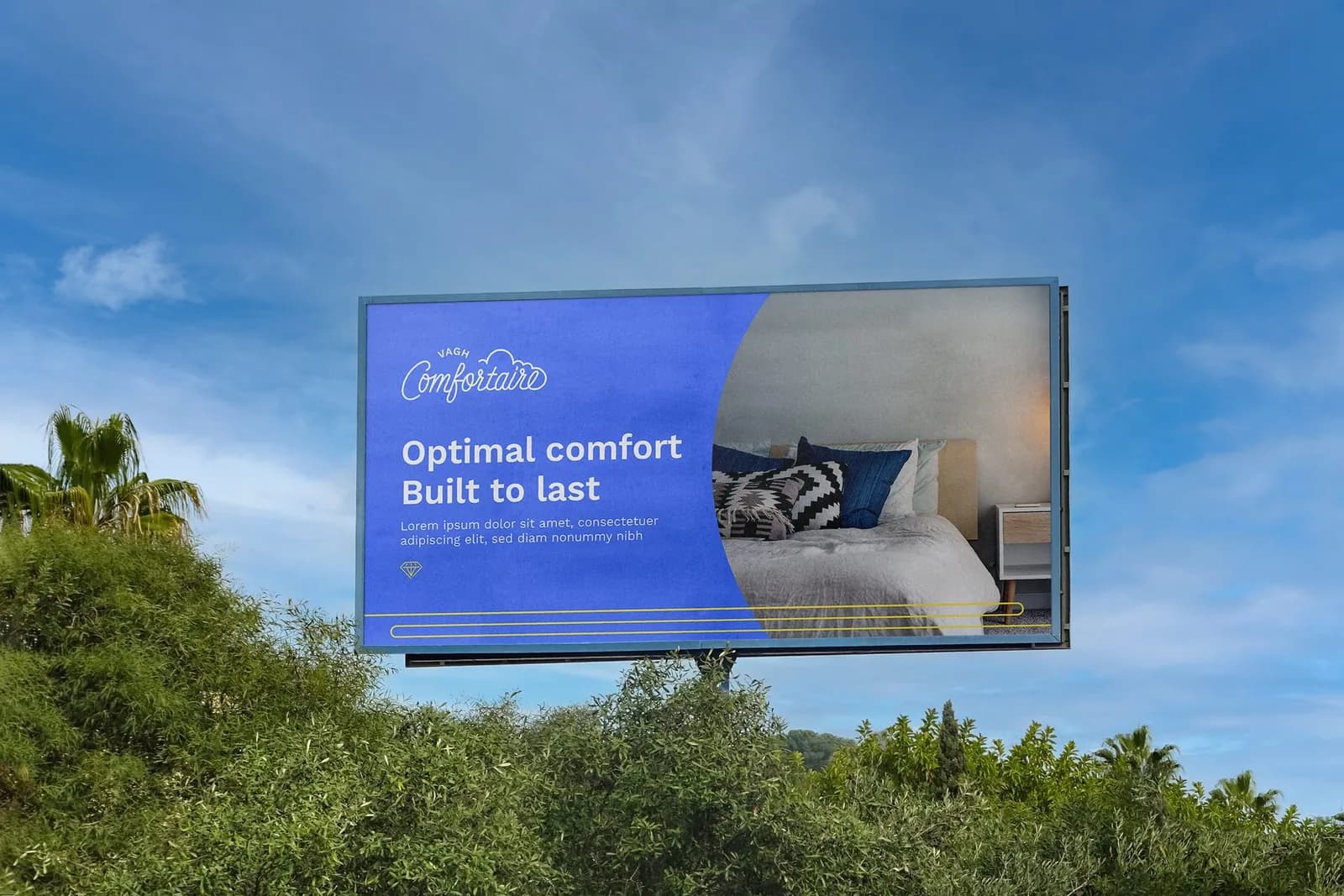 Vagh's Comfortaire billboard