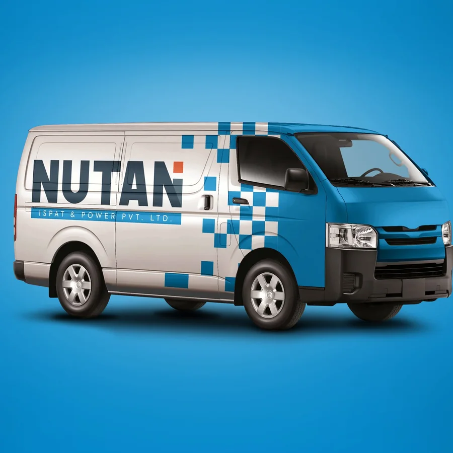 Nutan Ispat and Power: the truck, fleet livery by Futurise